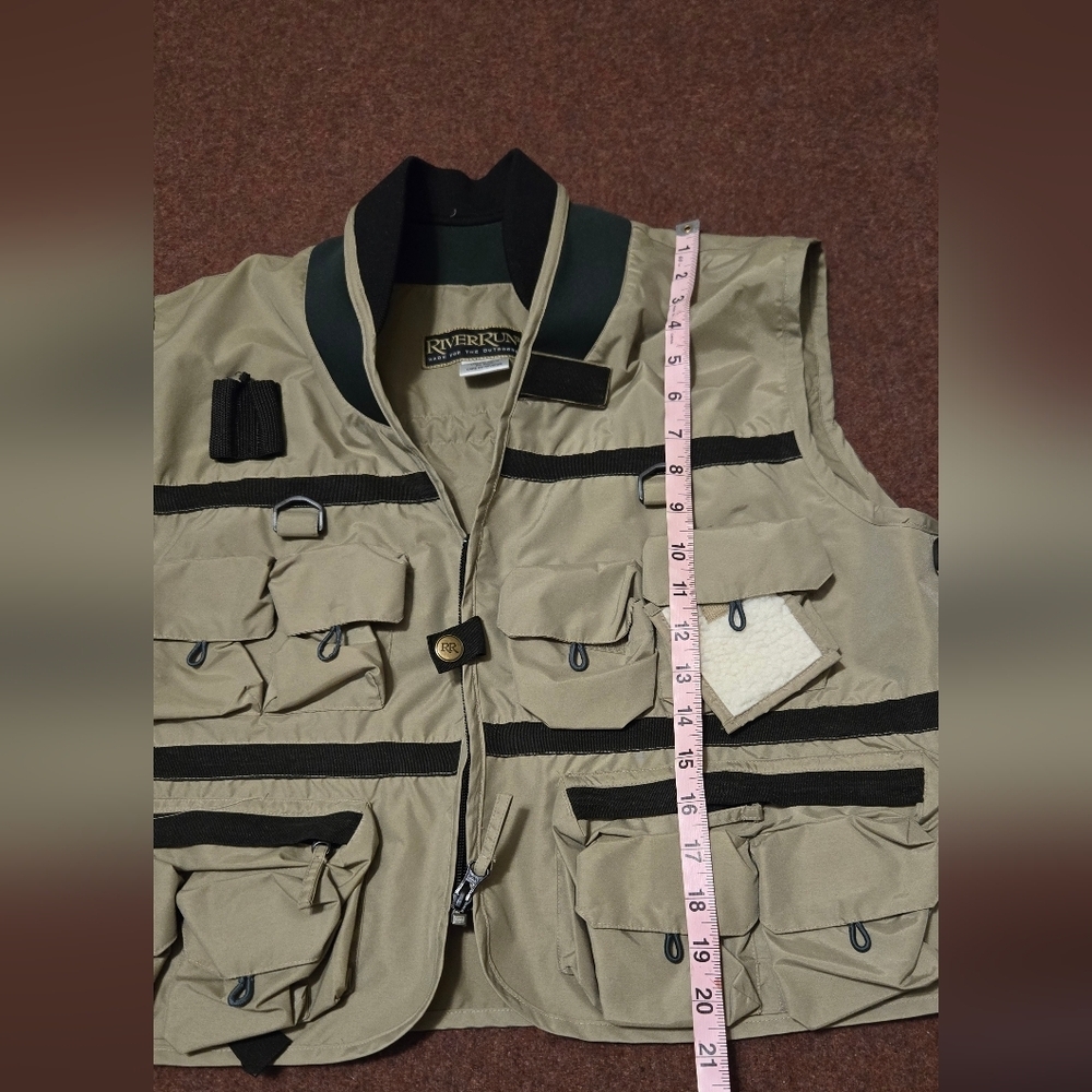 Vintage River Run Fishingnand Hunting Vest Size Large Excellent Condition - Picture 12 of 12